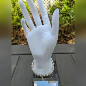 Handmade April Birthstone Stretch Fashion Bracelet (New)